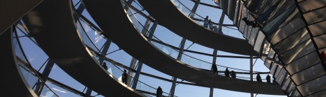 glass dome Deutscher Bundestag Reichstagsgebaeude